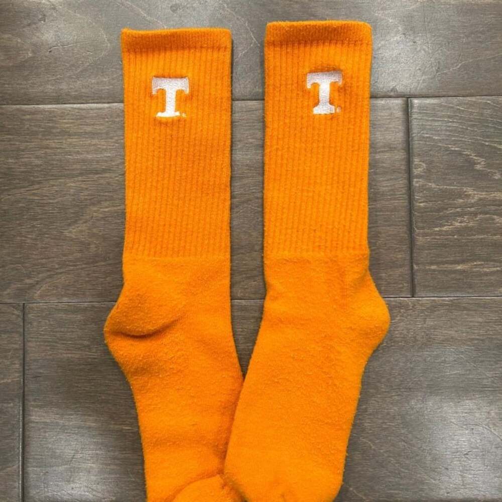Women's ZooZatz Tennessee Volunteers Fuzzy‎ Team Crew Socks,